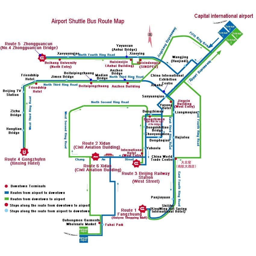 mapa de Shenzhen bus