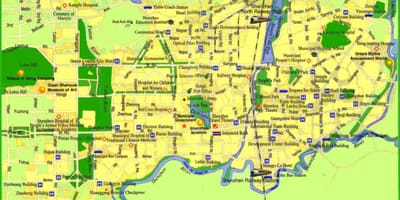 Mapa de Shenzhen fora de línia