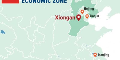 Mapa de Shenzhen zona econòmica especial
