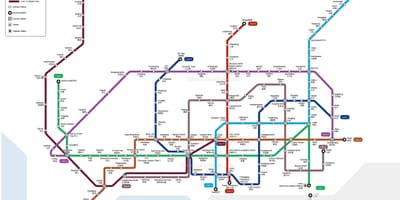 Shenzhen estació de tren mapa