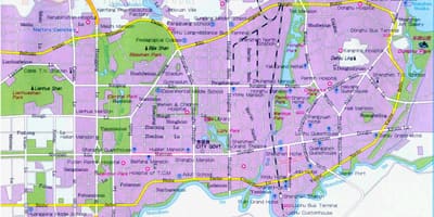 Shenzhen atraccions turístiques mapa
